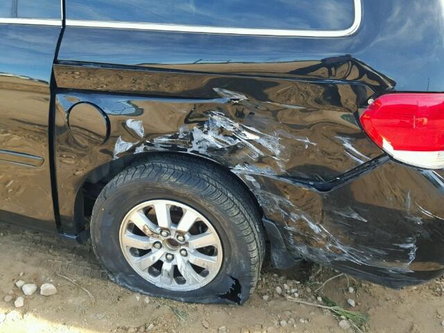 5FNRL3H6XAB024818 - 2010 HONDA ODYSSEY EX BLACK photo 9