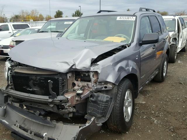 1FMCU49H28KE64081 - 2008 FORD ESCAPE HEV BLUE photo 2