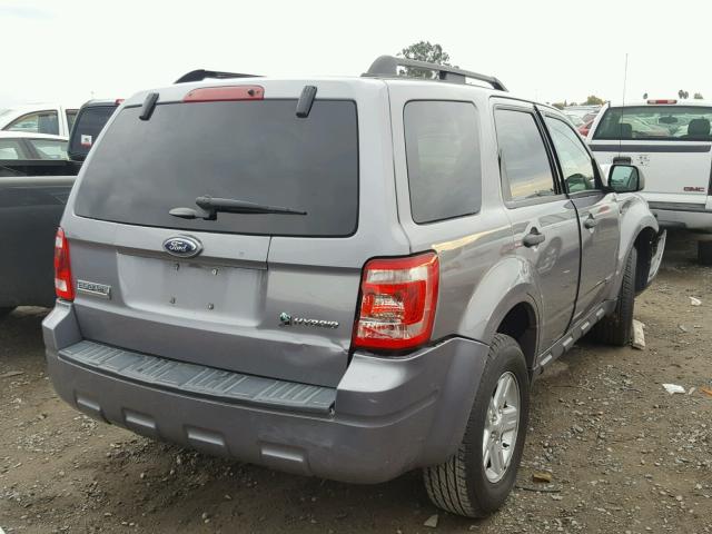 1FMCU49H28KE64081 - 2008 FORD ESCAPE HEV BLUE photo 4