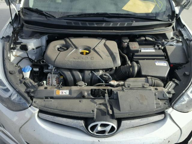 KMHDH4AH3EU077365 - 2014 HYUNDAI ELANTRA SE GRAY photo 7