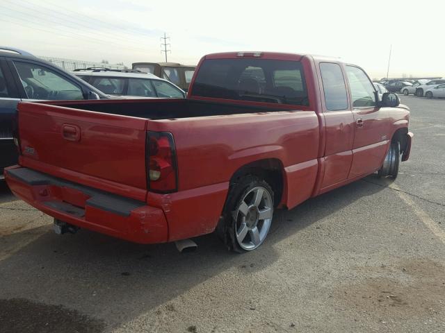 2GCEK19N651146595 - 2005 CHEVROLET SILVERADO RED photo 4