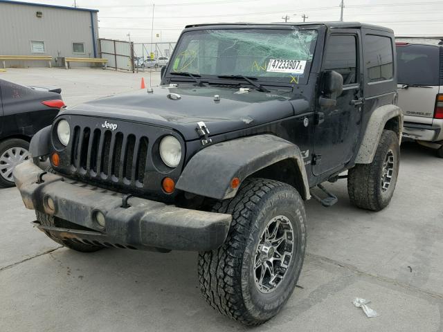 1J4FA24167L178083 - 2007 JEEP WRANGLER X BLACK photo 2