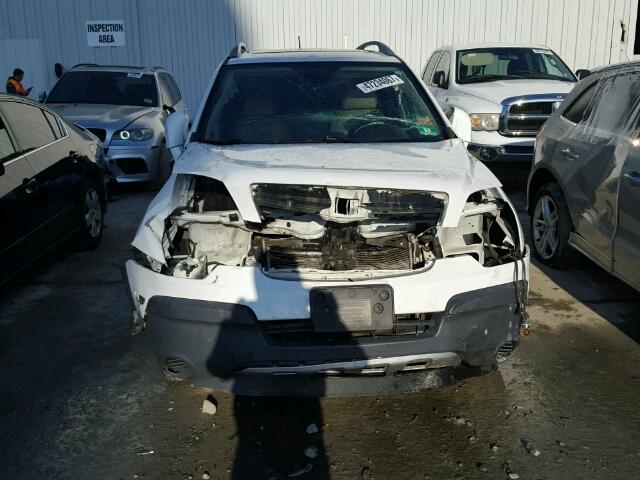 3GSCL33P49S566087 - 2009 SATURN VUE XE WHITE photo 9