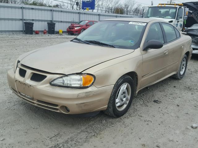 1G2NE52FX3C103245 - 2003 PONTIAC GRAND AM S TAN photo 2