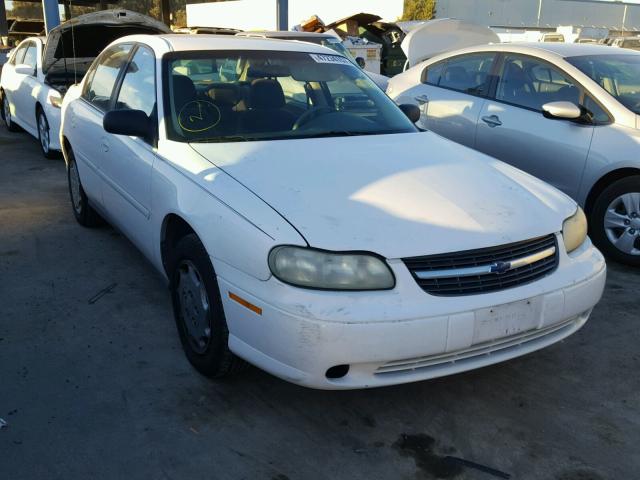 1G1ND52JX16193410 - 2001 CHEVROLET MALIBU WHITE photo 1