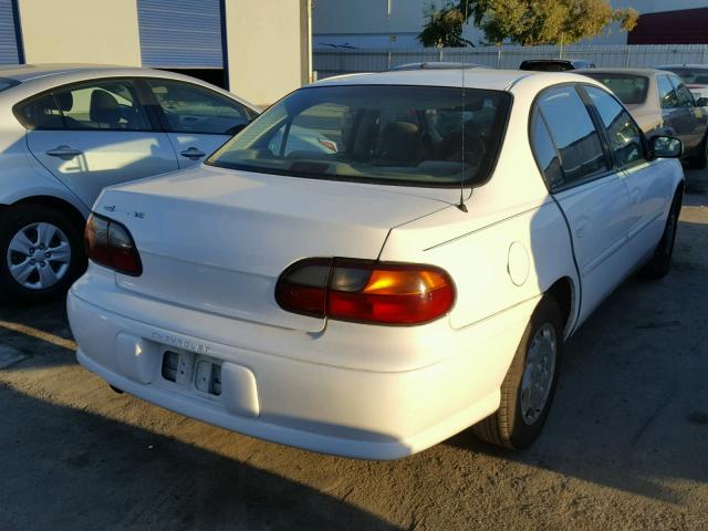 1G1ND52JX16193410 - 2001 CHEVROLET MALIBU WHITE photo 4