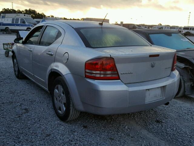 1B3LC46B29N531562 - 2009 DODGE AVENGER SE SILVER photo 3