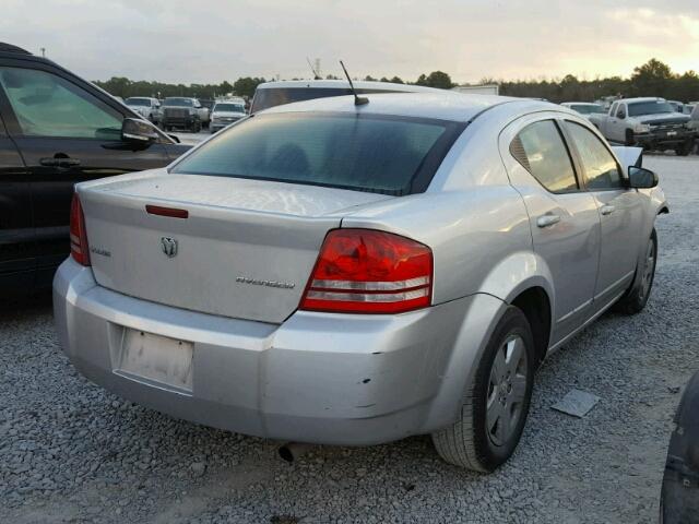 1B3LC46B29N531562 - 2009 DODGE AVENGER SE SILVER photo 4