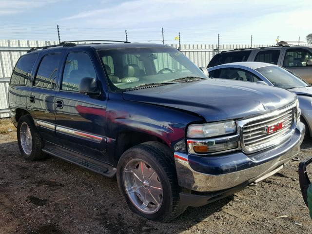 1GKEC13T81R206225 - 2001 GMC YUKON BLUE photo 1