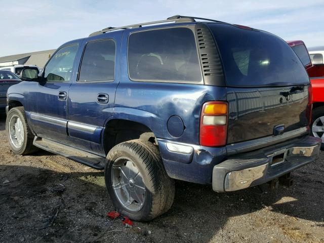 1GKEC13T81R206225 - 2001 GMC YUKON BLUE photo 3