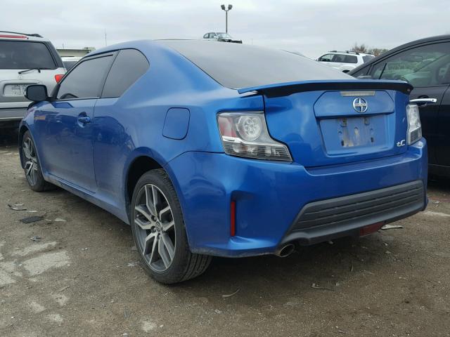 JTKJF5C77E3073633 - 2014 TOYOTA SCION TC BLUE photo 3