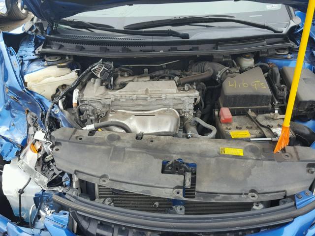 JTKJF5C77E3073633 - 2014 TOYOTA SCION TC 蓝色 照片 7