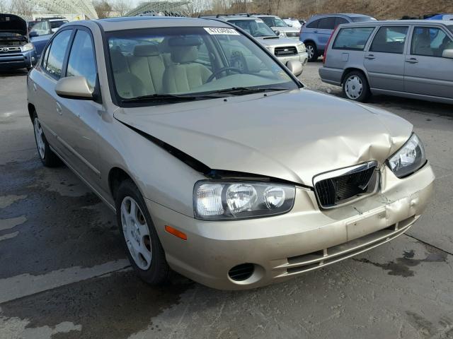 KMHDN45D33U556415 - 2003 HYUNDAI ELANTRA GL BROWN photo 1