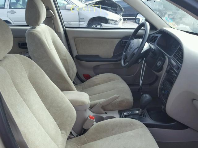 KMHDN45D33U556415 - 2003 HYUNDAI ELANTRA GL BROWN photo 5