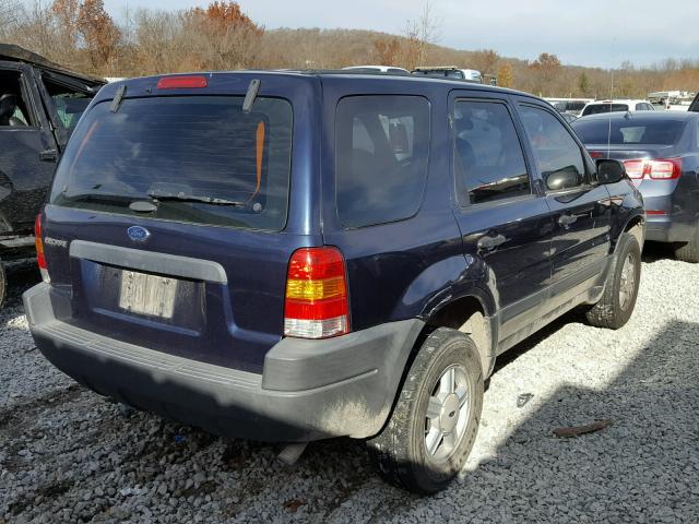 1FMYU02194DA15037 - 2004 FORD ESCAPE XLS BLUE photo 4