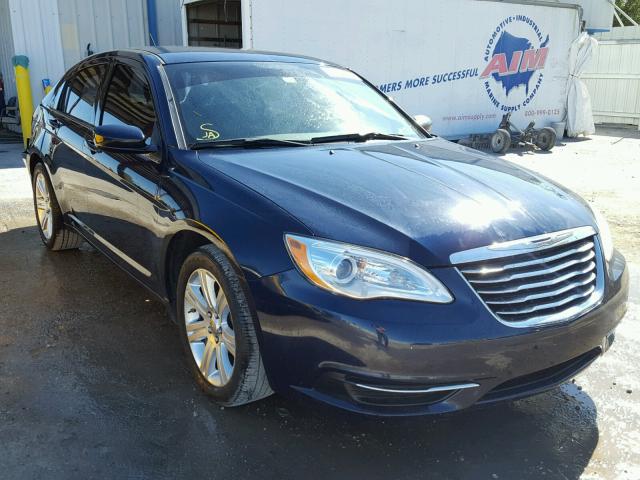 1C3CCBBB0DN551041 - 2013 CHRYSLER 200 TOURIN BLUE photo 1