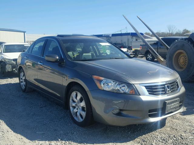 1HGCP36838A076035 - 2008 HONDA ACCORD EXL GRAY photo 1