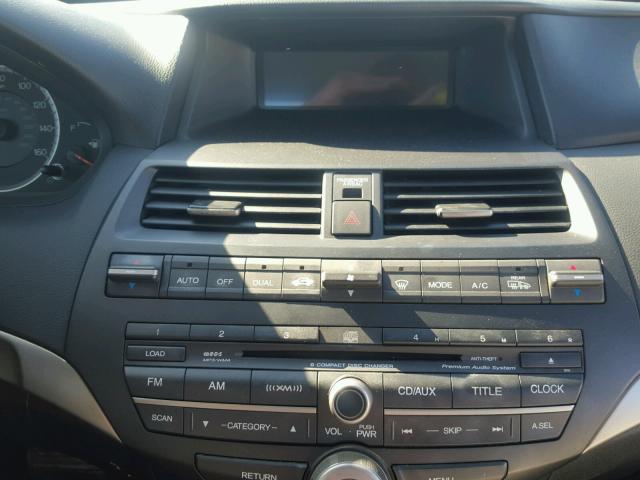 1HGCP36838A076035 - 2008 HONDA ACCORD EXL GRAY photo 9