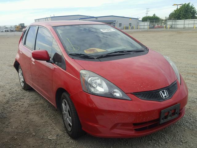 JHMGE8G34DC076449 - 2013 HONDA FIT RED photo 1