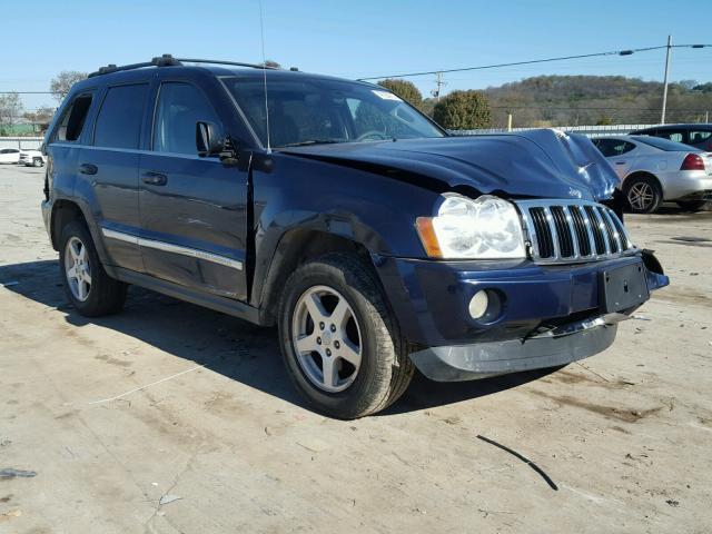 1J4HS58N05C557629 - 2005 JEEP GRAND CHER BLUE photo 1