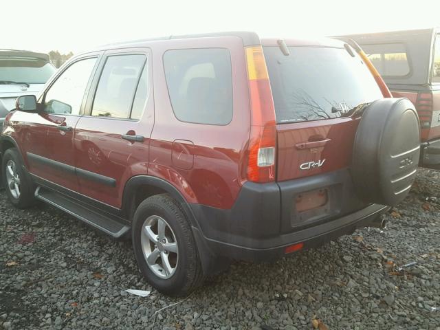 JHLRD78822C070909 - 2002 HONDA CR-V EX RED photo 3