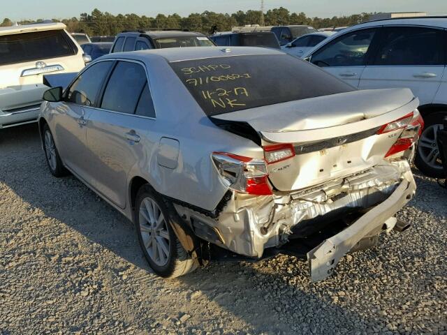 4T4BF1FK5CR223784 - 2012 TOYOTA CAMRY BASE SILVER photo 3