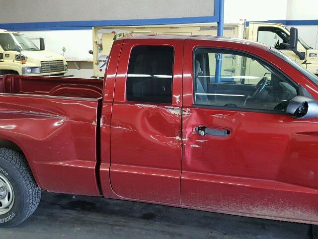 1D7HW22K77S129515 - 2007 DODGE DAKOTA ST MAROON photo 9