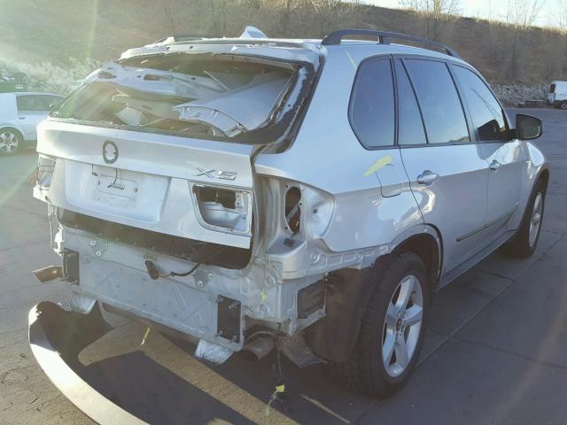 4USFE43597LY75851 - 2007 BMW X5 3.0I SILVER photo 4