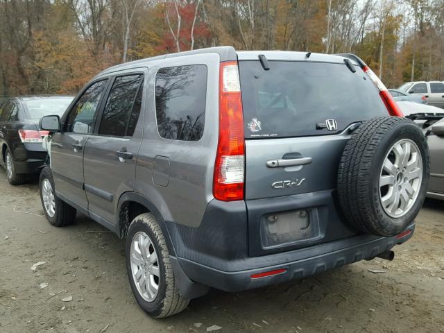 SHSRD78815U337650 - 2005 HONDA CR-V EX GRAY photo 3