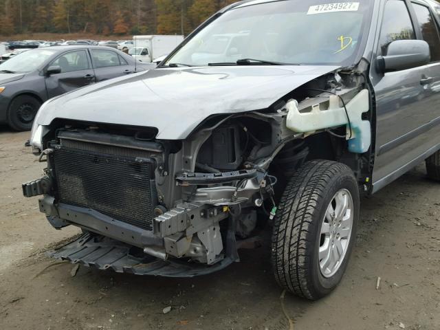 SHSRD78815U337650 - 2005 HONDA CR-V EX GRAY photo 9