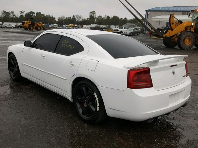 2B3KA73W87H729613 - 2007 DODGE CHARGER SR WHITE photo 3