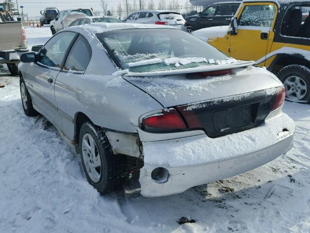 1G2JB124927212625 - 2002 PONTIAC SUNFIRE SE SILVER photo 3