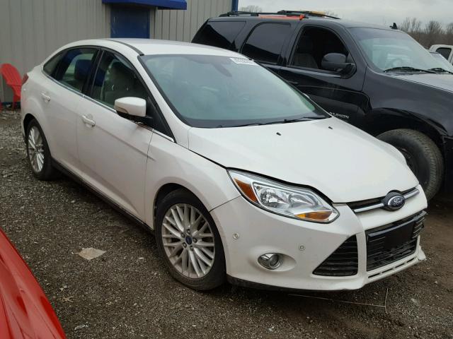 1FAHP3H24CL294873 - 2012 FORD FOCUS SEL WHITE photo 1