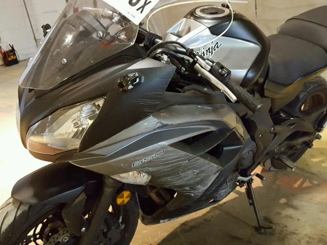 JKAEXEE16EDA16409 - 2014 KAWASAKI EX650 E BLACK photo 9