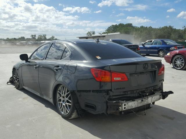 JTHBE262675012888 - 2007 LEXUS IS 350 GRAY photo 3