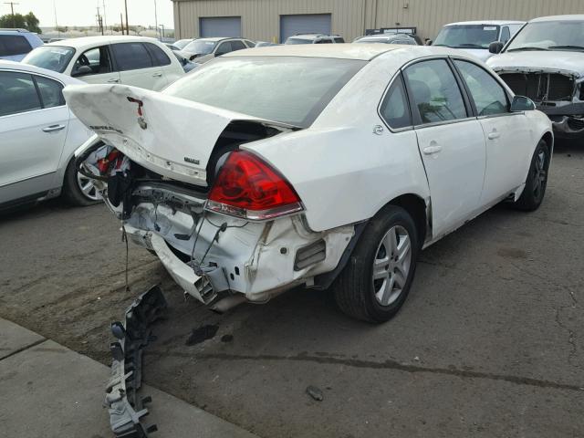 2G1WB57K291104721 - 2009 CHEVROLET IMPALA LS WHITE photo 4