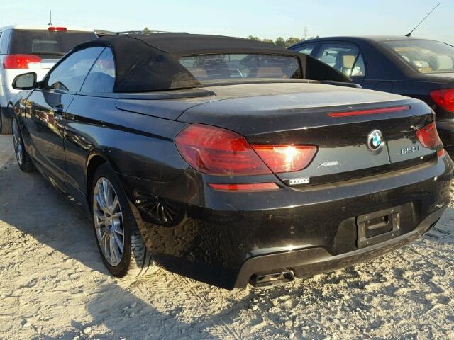 WBA6F7C59GD930598 - 2016 BMW 650 XI BLACK photo 3