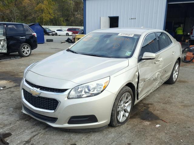 1G11C5SL5FF105406 - 2015 CHEVROLET MALIBU 1LT TAN photo 2