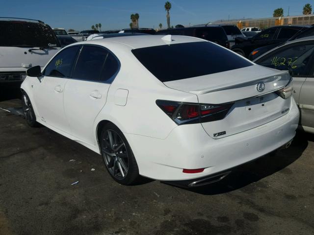 JTHBZ1BL9GA004319 - 2016 LEXUS GS 350 WHITE photo 3