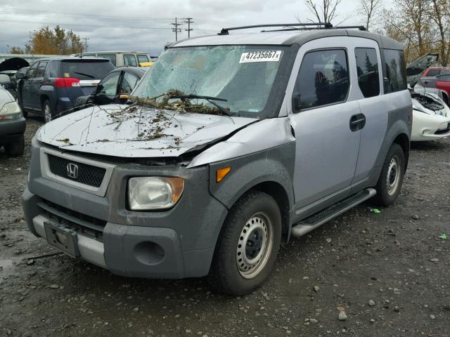 5J6YH28243L010878 - 2003 HONDA ELEMENT DX SILVER photo 2