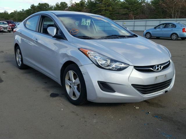 5NPDH4AEXDH348294 - 2013 HYUNDAI ELANTRA GL SILVER photo 1