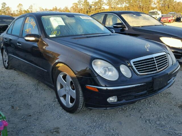 WDBUF70J25A649400 - 2005 MERCEDES-BENZ E 500 BLACK photo 1