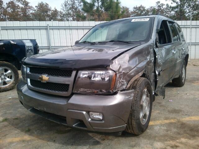 1GNDT33S692109126 - 2009 CHEVROLET TRAILBLAZE GRAY photo 2