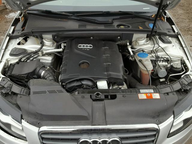 WAUSF78K29N038414 - 2009 AUDI A4 PREMIUM SILVER photo 7