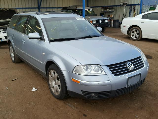 WVWYH63B13E156101 - 2003 VOLKSWAGEN PASSAT GLX BLUE photo 1