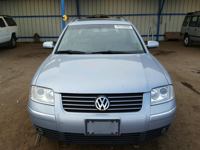 WVWYH63B13E156101 - 2003 VOLKSWAGEN PASSAT GLX 蓝色 照片 9