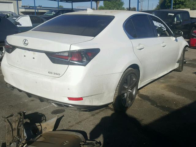 JTHBZ1BL0HA009362 - 2017 LEXUS GS 350 WHITE photo 4