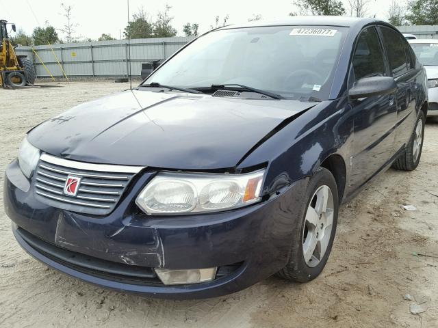 1G8AL55F17Z192552 - 2007 SATURN ION LEVEL BLUE photo 2