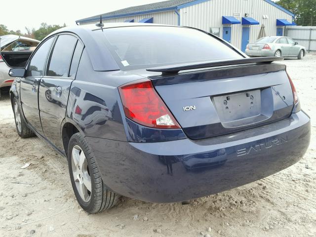 1G8AL55F17Z192552 - 2007 SATURN ION LEVEL BLUE photo 3