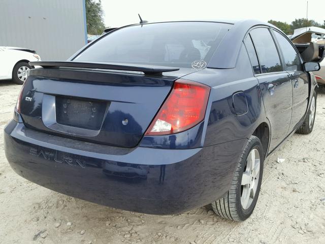 1G8AL55F17Z192552 - 2007 SATURN ION LEVEL BLUE photo 4